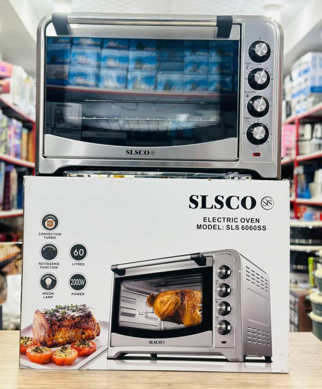 آون توستر سلسکو ۶۰ لیتر - SLS6060 شیشه دوجداره