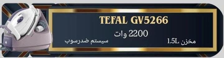 اتو بخار تفال مدل GV5266 مخزن دار - اصلی