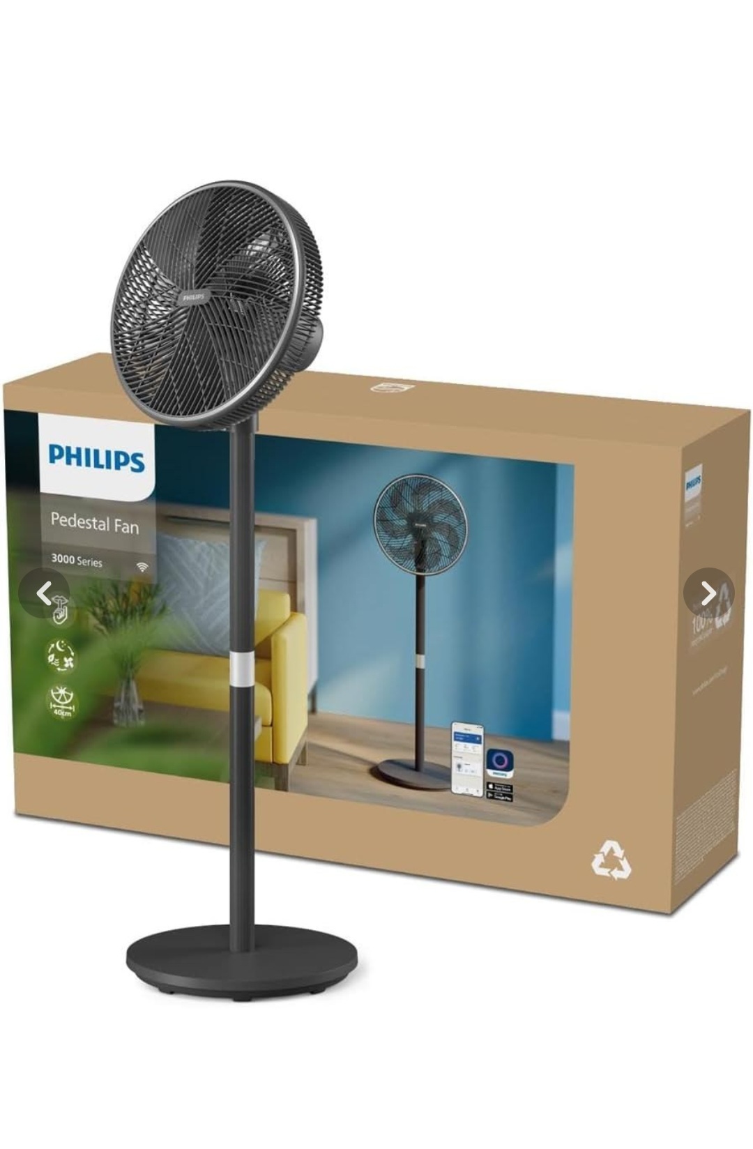 پنکه ایستاده فیلیپس مدل CX3550 با ریموت و ۷ پره - اصلی