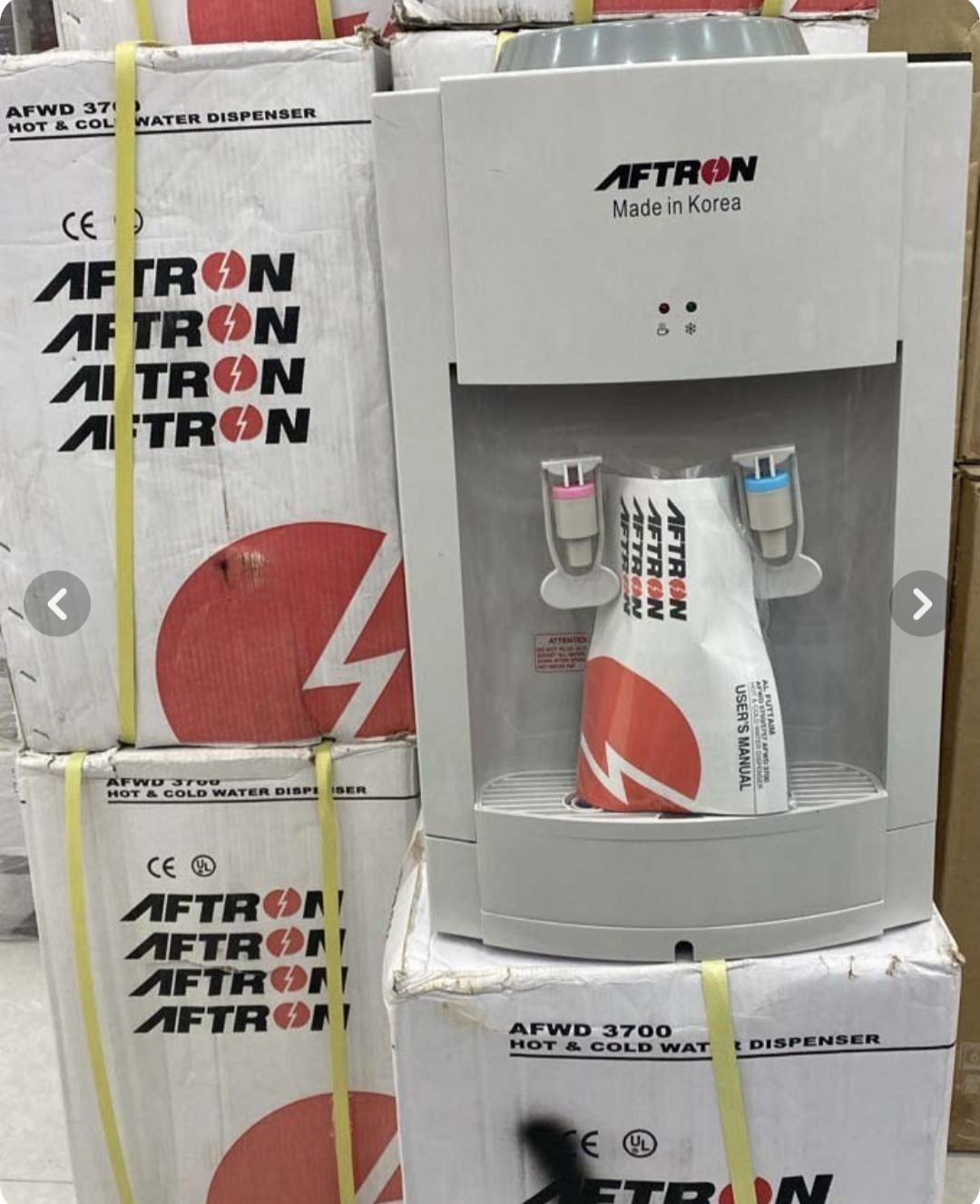 آبسردکن رومیزی افترون مدل AFWD3700 - مونتاژ کره اصل